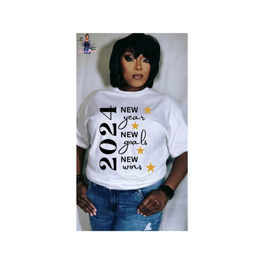 2024 New Year New Goals New Wins SVG PNG. Digital Download. Cutting Machine File.