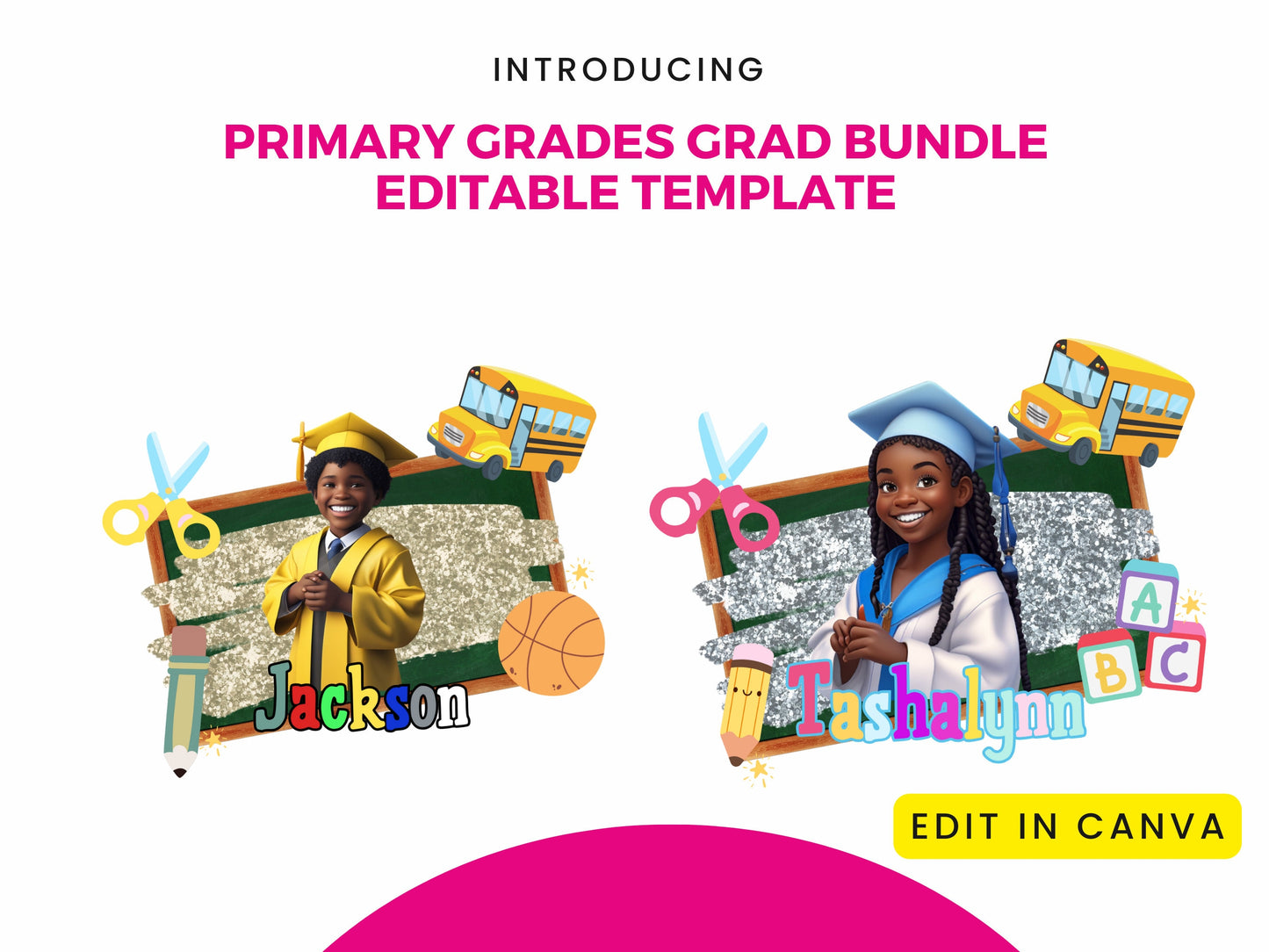 Primary Grade Grade Bundle 1. Editable Template. Digital Product.